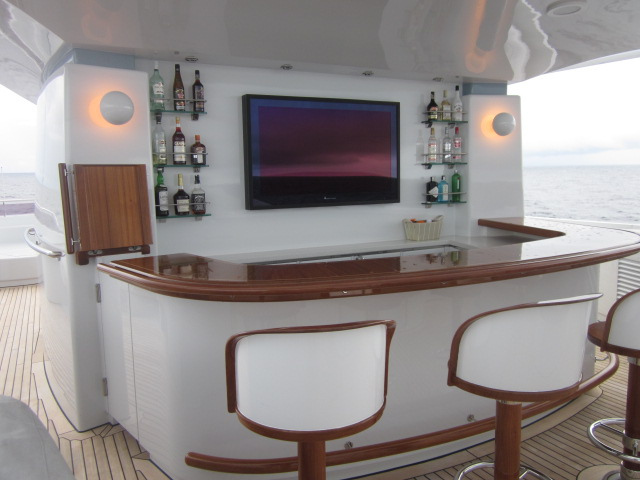 Super Yacht Outdoor TV Installation Super Yacht Outdoor TV Installation